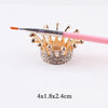 Crown Brush Holder