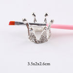 Crown Brush Holder