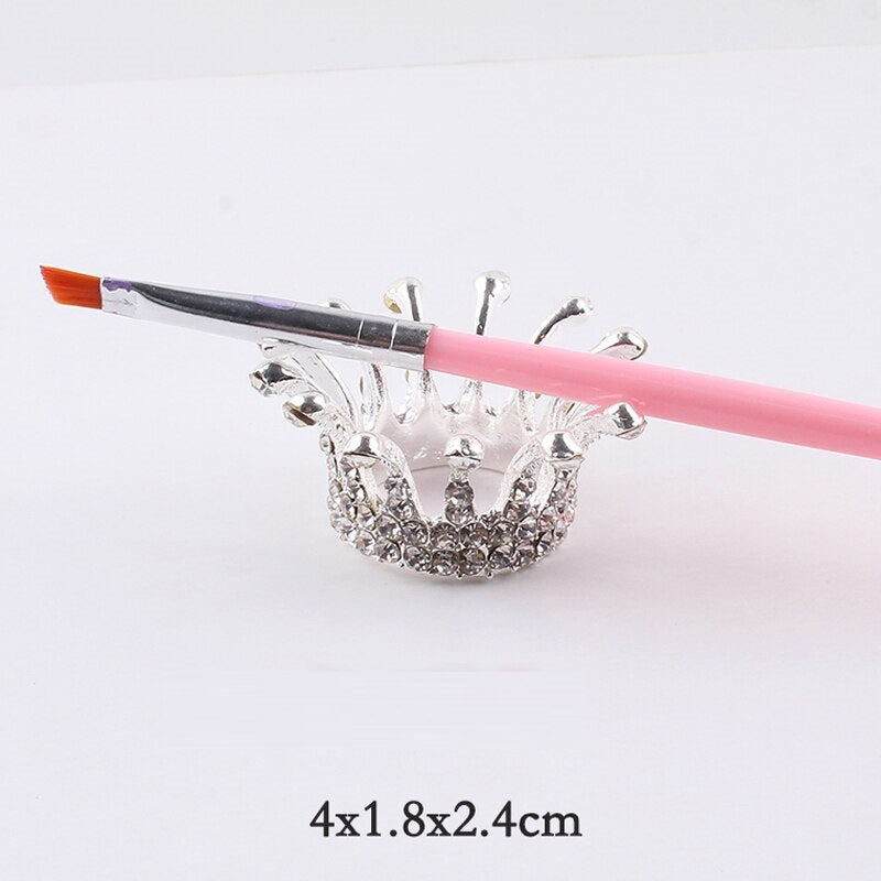 Crown Brush Holder