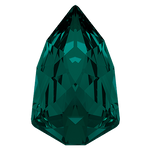 Swarovski® Pointed Back Trilliant Slim - Emerald
