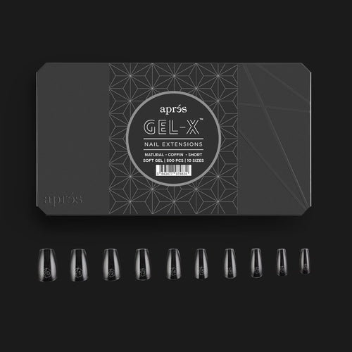 Apres Natural Coffin Short Box of Tips