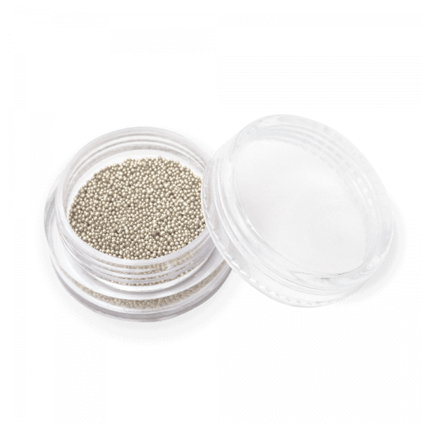 Silver Caviar Beads