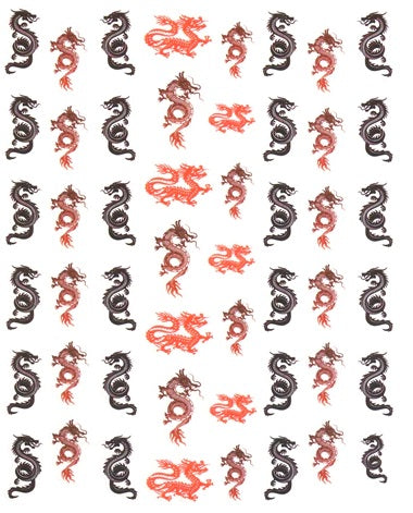 Dragon Snake Sticker Sheet