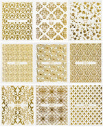 Gold Accents Sticker Collection