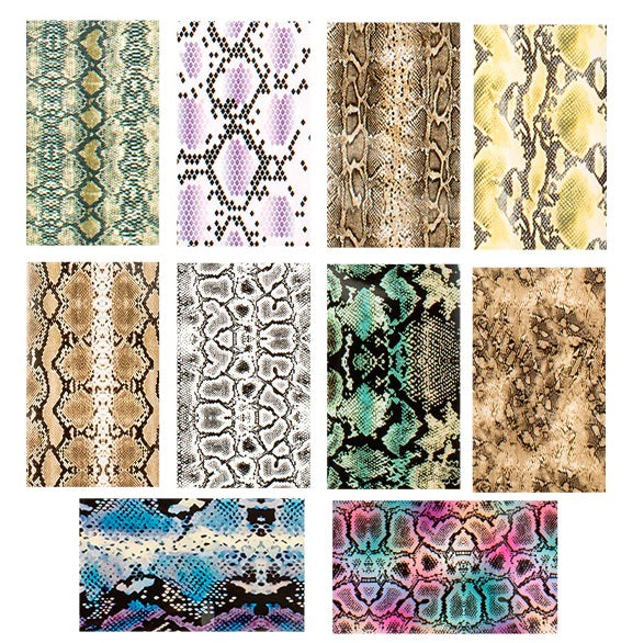 Reptile Skin Foils - 10 Pack