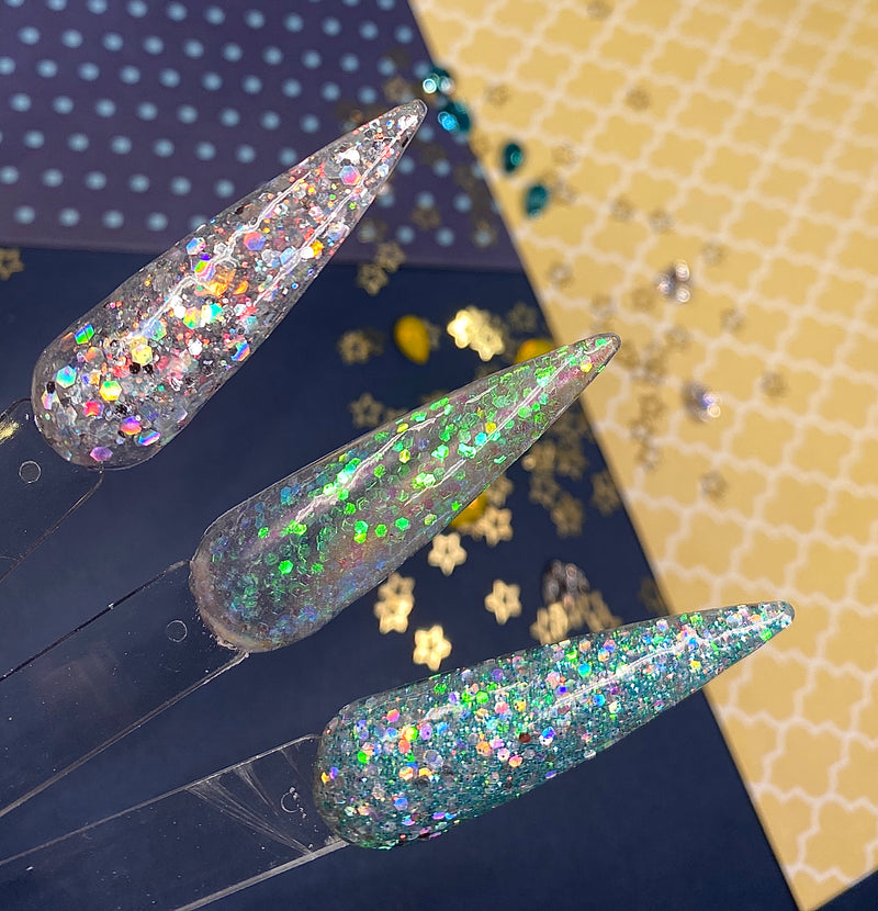 Iced Blue Glitter