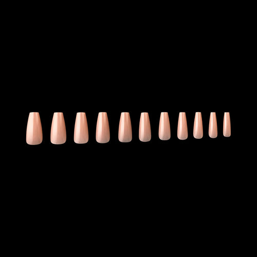 Gel-X™ Neutrals Lila Natural Coffin Medium Box of Tips