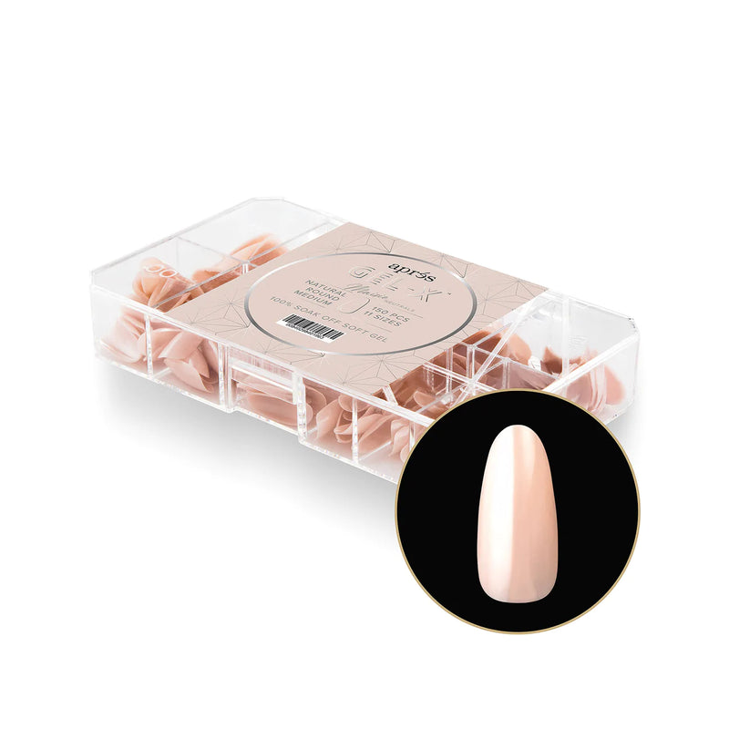Gel-X™ Neutrals Maisie Natural Round Medium Box of Tips