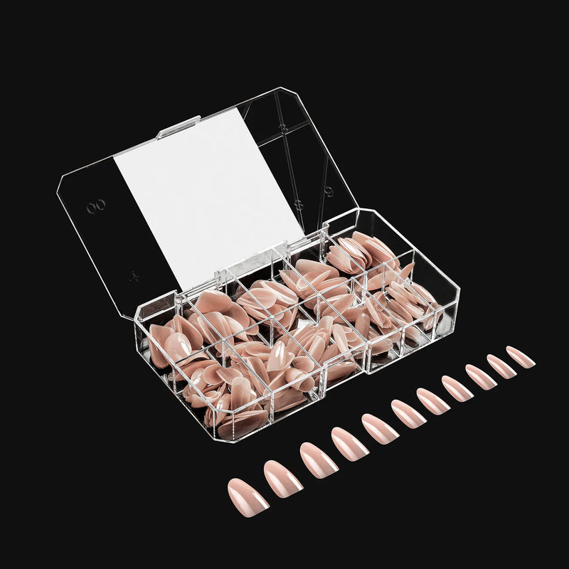 Gel-X™ Neutrals Maisie Natural Round Medium Box of Tips