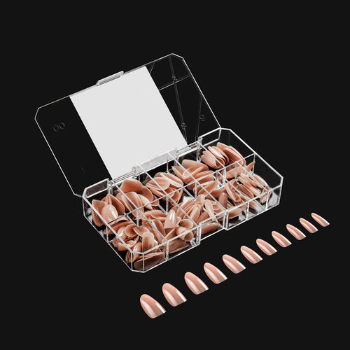 Gel-X™ Neutrals Lila Natural Round Medium Box of Tips