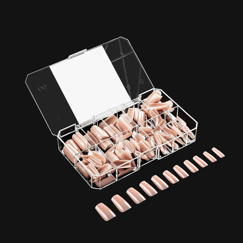 Gel-X™ Neutrals Maisie Natural Square Medium Box of Tips