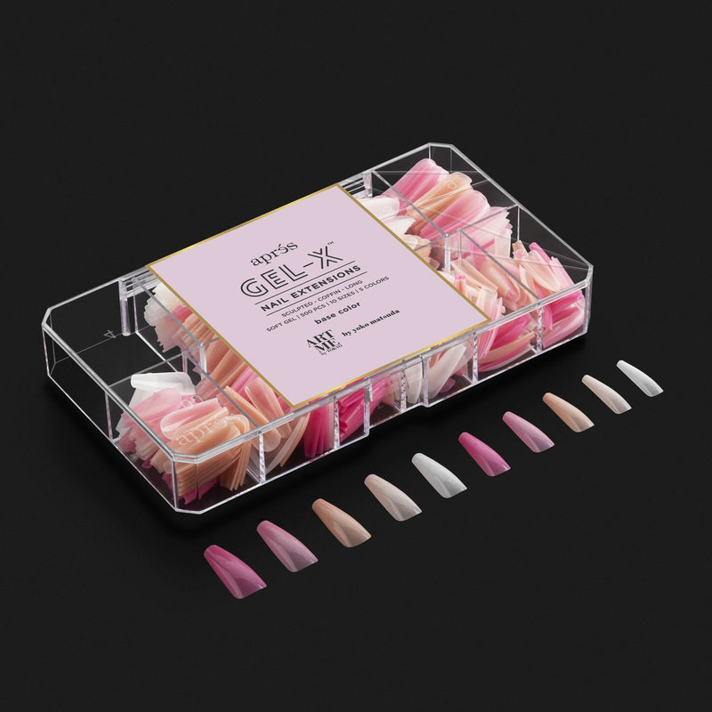 ArtMe x Apres Gel-X Tips - Base Color - Sculpted Coffin Long