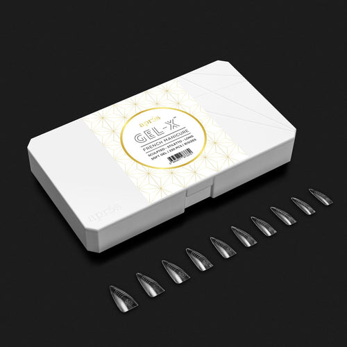 Apres Gel-X™ French Manicure Sculpted Stiletto Long Box of Tips