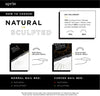 Natural Round Short Box of Tips