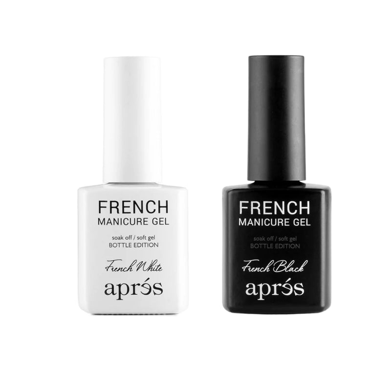 Apres French Manicure Gel-French Combo - Black
