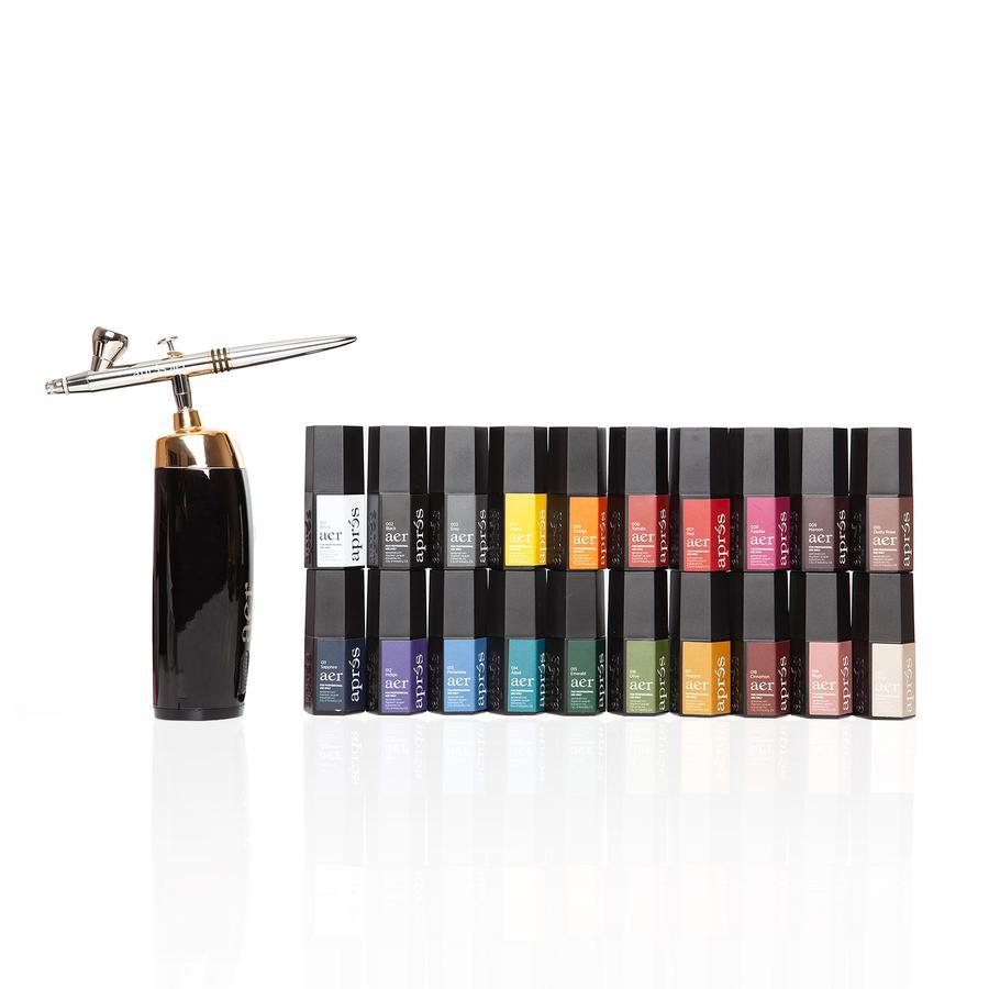 アプレ apres エアブラシ Aer Gel マシン カラーリキッド11色 アプレ